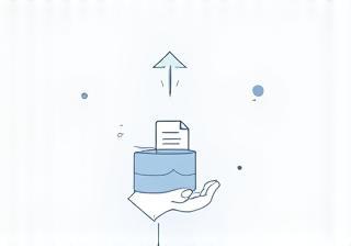 Ilustração de upload de dados